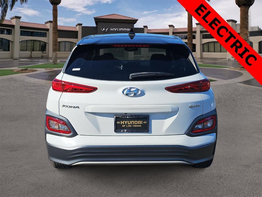used 2021 Hyundai Kona EV car, priced at $15,000