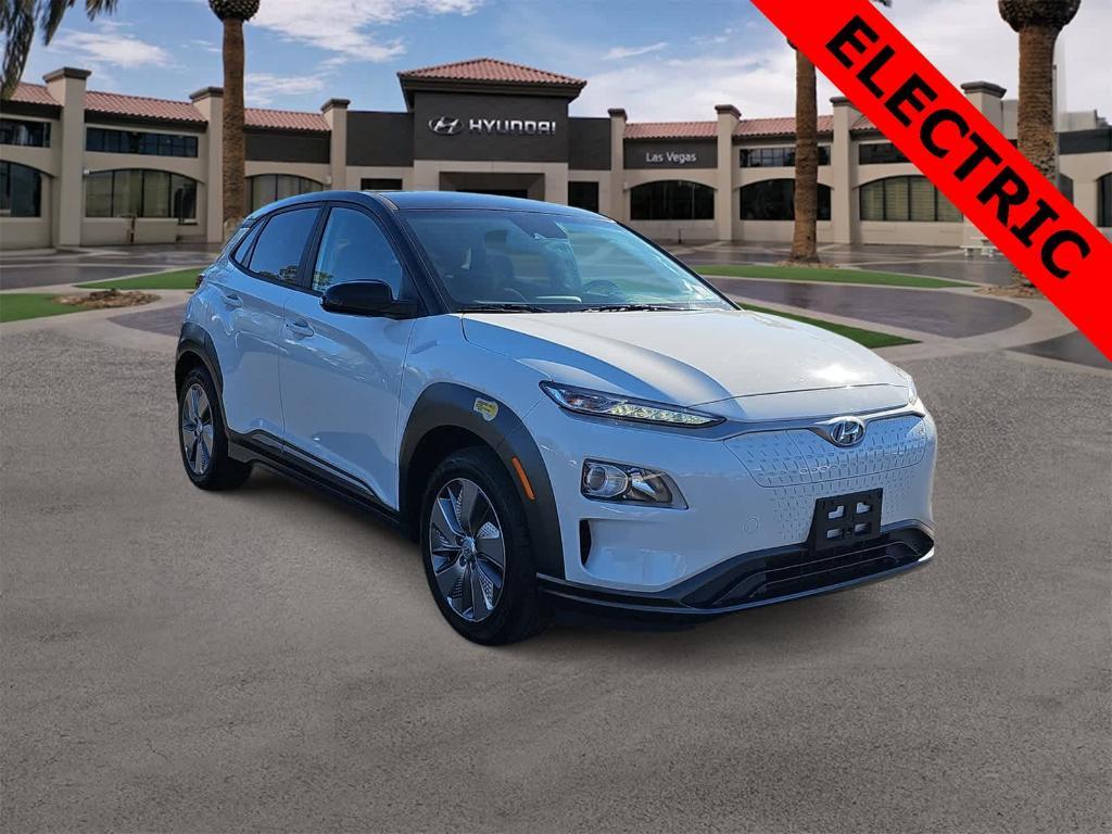 used 2021 Hyundai Kona EV car, priced at $15,000