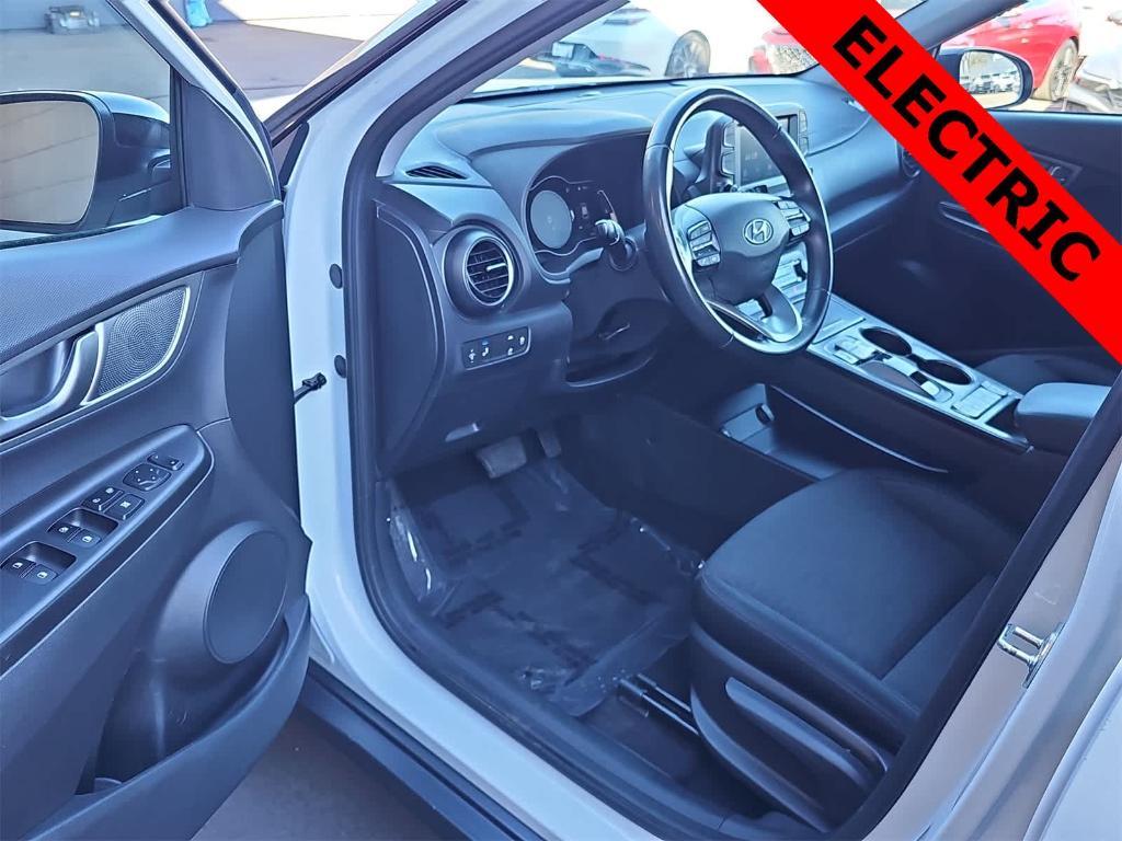 used 2021 Hyundai Kona EV car, priced at $15,000