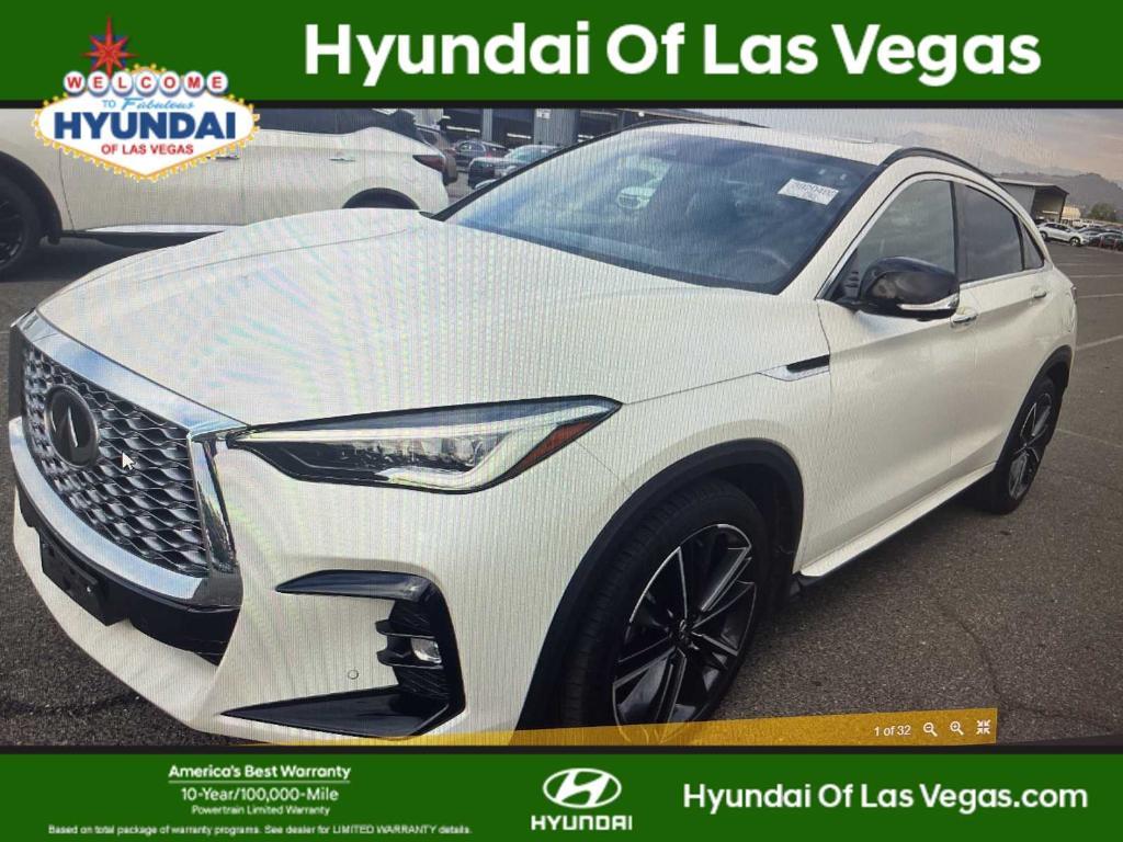 used 2022 INFINITI QX55 car, priced at $28,500