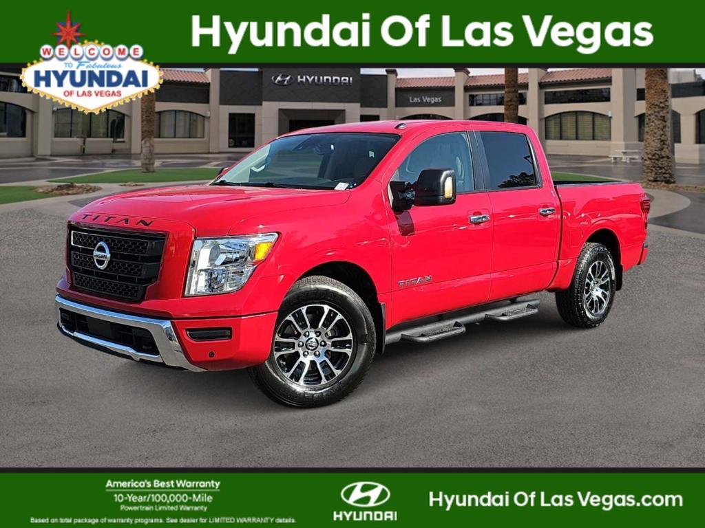 used 2021 Nissan Titan car, priced at $27,500