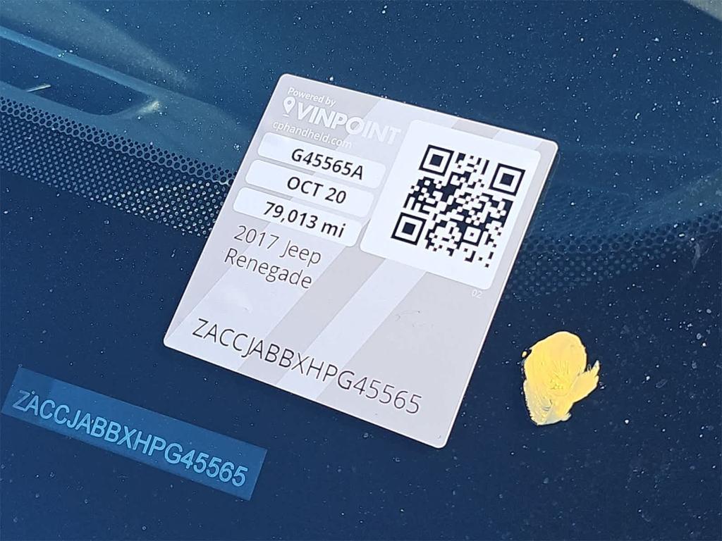 used 2017 Jeep Renegade car, priced at $11,500