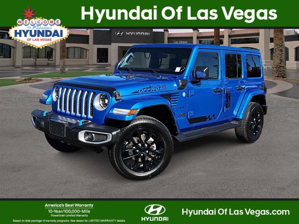 used 2022 Jeep Wrangler Unlimited 4xe car, priced at $26,500