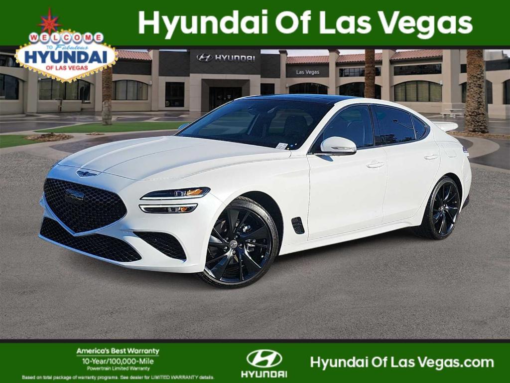 used 2023 Genesis G70 car, priced at $27,800