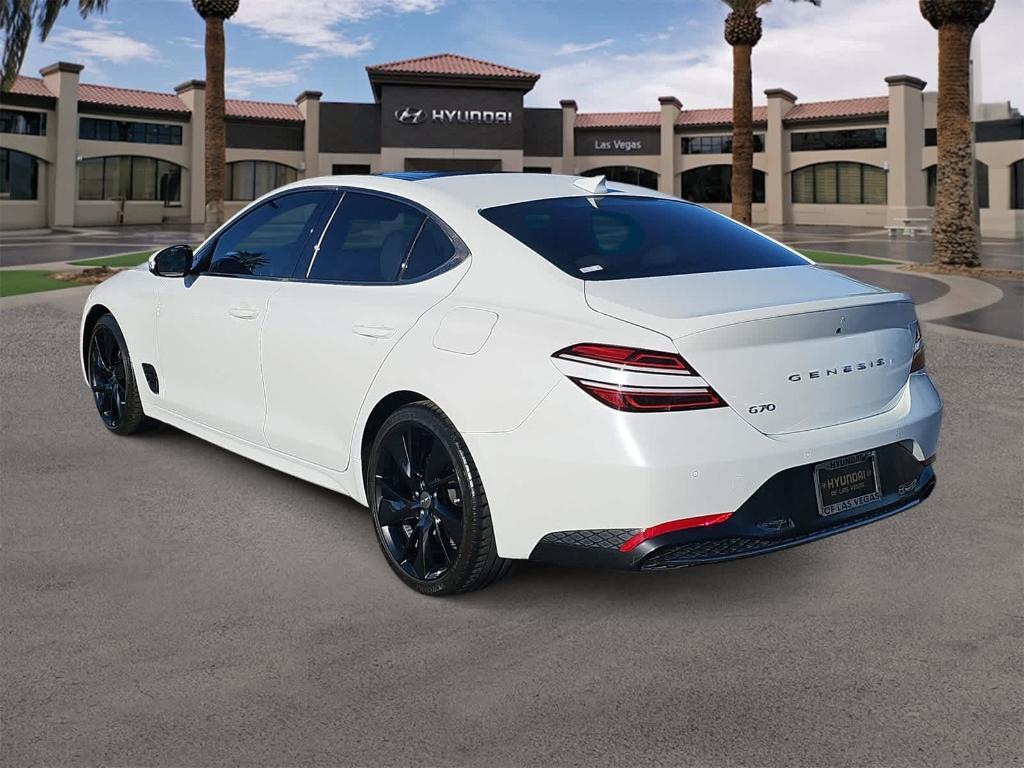 used 2023 Genesis G70 car, priced at $27,800