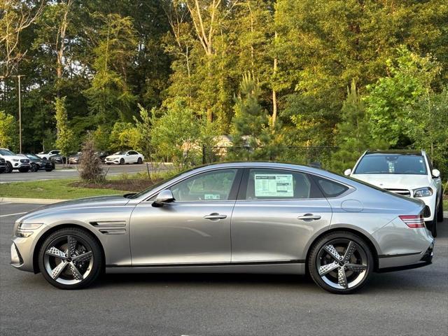 new 2025 Genesis G80 car, priced at $70,835