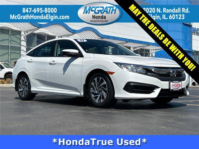 used 2017 Honda Civic car, priced at $13,595