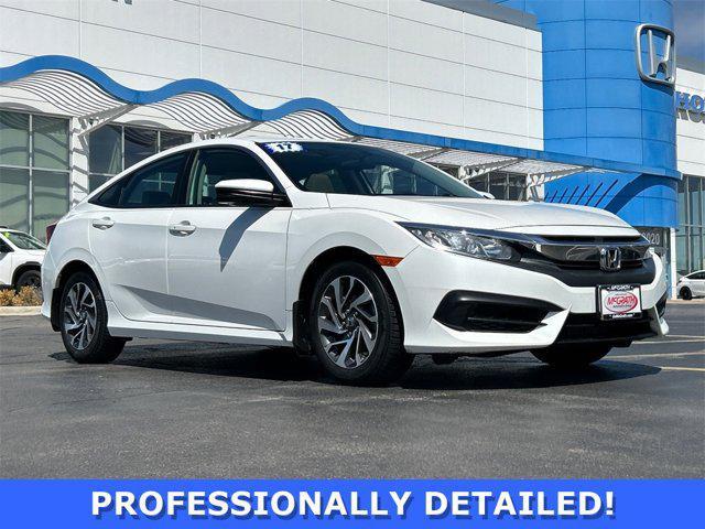 used 2017 Honda Civic car, priced at $13,595