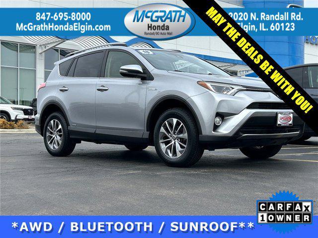 used 2018 Toyota RAV4 Hybrid car, priced at $23,000