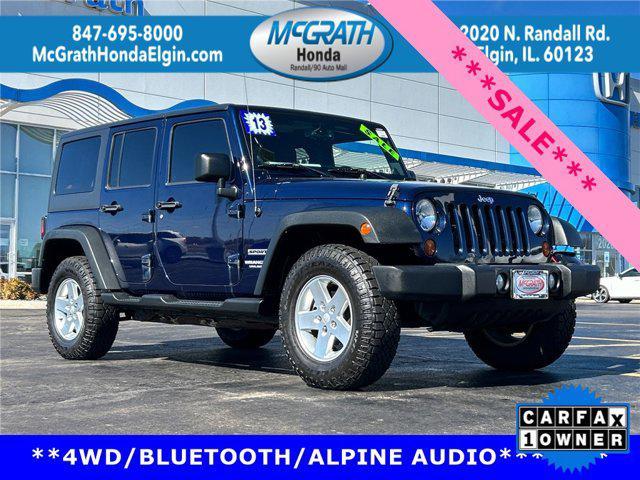 used 2013 Jeep Wrangler Unlimited car, priced at $16,295