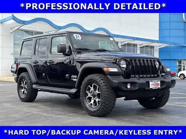 used 2021 Jeep Wrangler Unlimited car, priced at $26,500