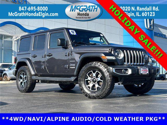 used 2018 Jeep Wrangler Unlimited car, priced at $25,511