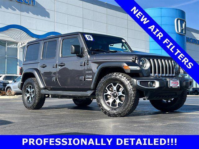 used 2018 Jeep Wrangler Unlimited car, priced at $23,249