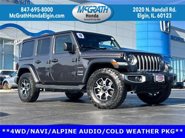 used 2018 Jeep Wrangler Unlimited car, priced at $23,249