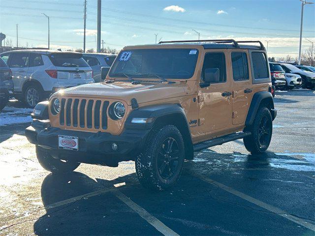 used 2021 Jeep Wrangler Unlimited car, priced at $28,500