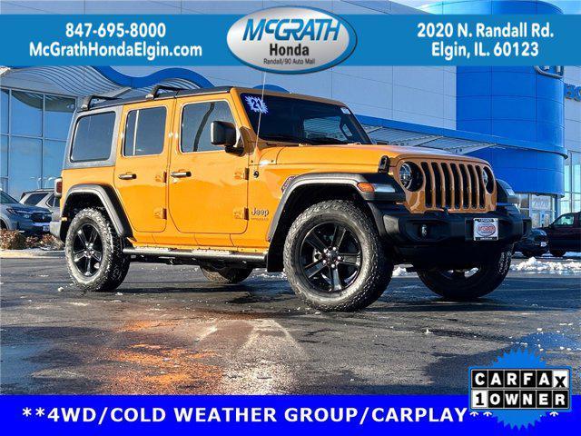 used 2021 Jeep Wrangler Unlimited car, priced at $28,000