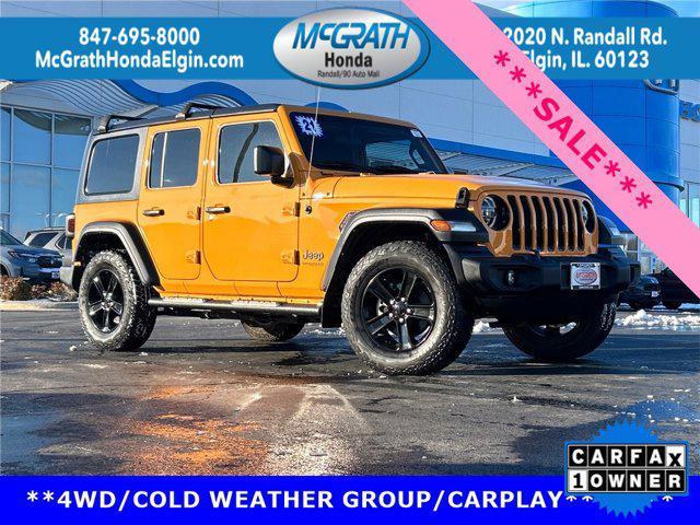 used 2021 Jeep Wrangler Unlimited car, priced at $27,000