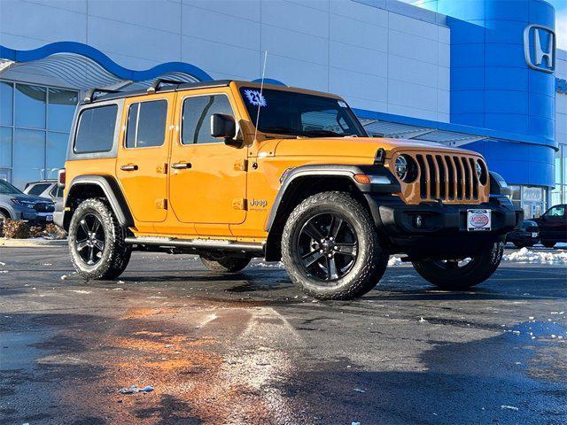 used 2021 Jeep Wrangler Unlimited car, priced at $28,500