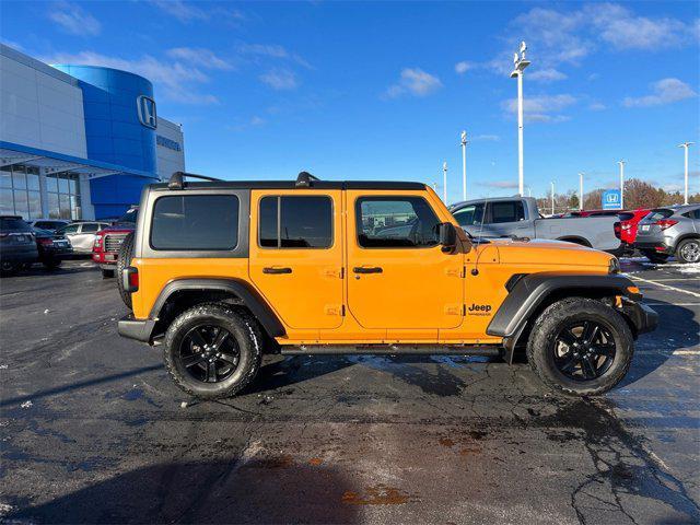 used 2021 Jeep Wrangler Unlimited car, priced at $28,500