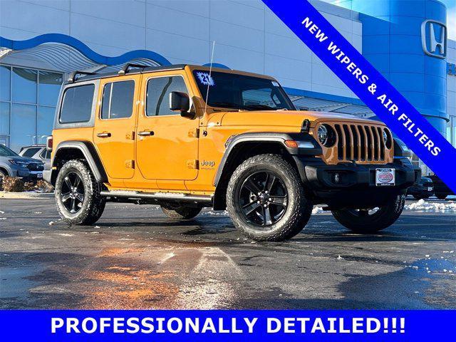 used 2021 Jeep Wrangler Unlimited car, priced at $27,000