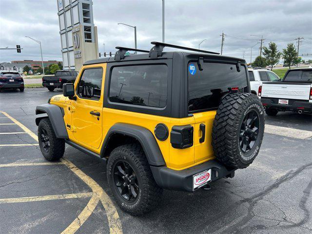 used 2021 Jeep Wrangler car, priced at $25,155
