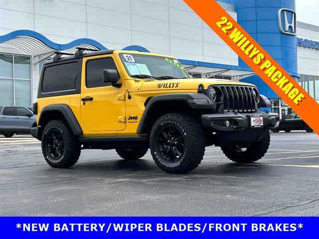 used 2021 Jeep Wrangler car, priced at $25,155