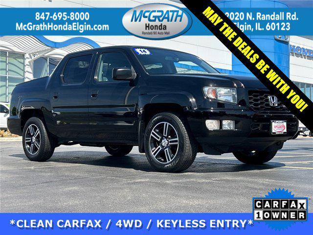 used 2014 Honda Ridgeline car, priced at $18,000