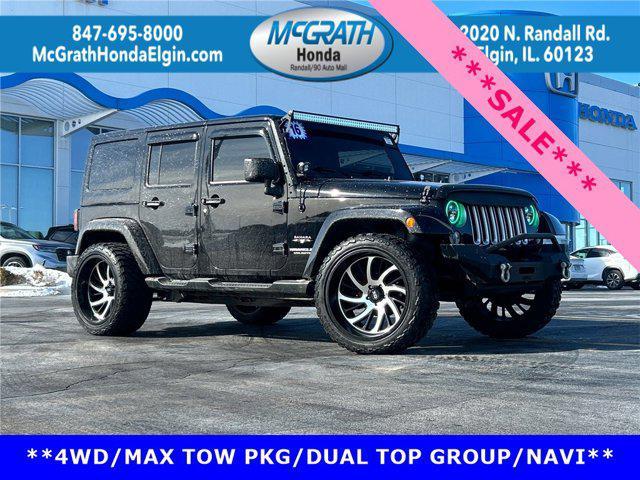 used 2016 Jeep Wrangler Unlimited car, priced at $21,895