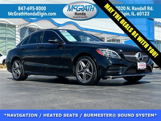 used 2020 Mercedes-Benz C-Class car, priced at $27,000
