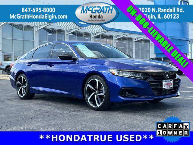 used 2021 Honda Accord car, priced at $20,895