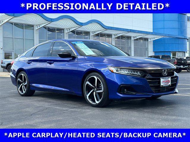 used 2021 Honda Accord car, priced at $20,895