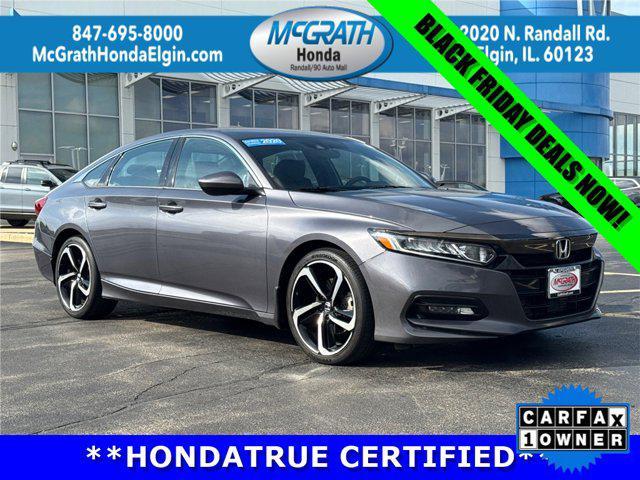 used 2020 Honda Accord car, priced at $22,295