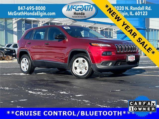 used 2015 Jeep Cherokee car, priced at $11,500