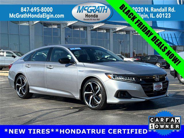 used 2022 Honda Accord Hybrid car, priced at $26,795