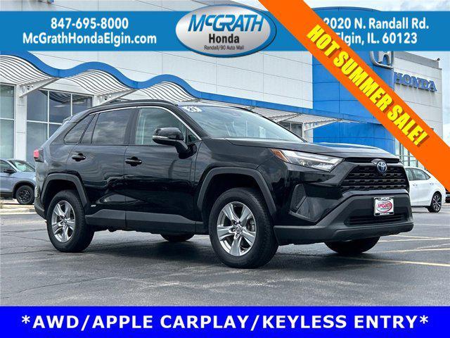 used 2022 Toyota RAV4 Hybrid car, priced at $26,111