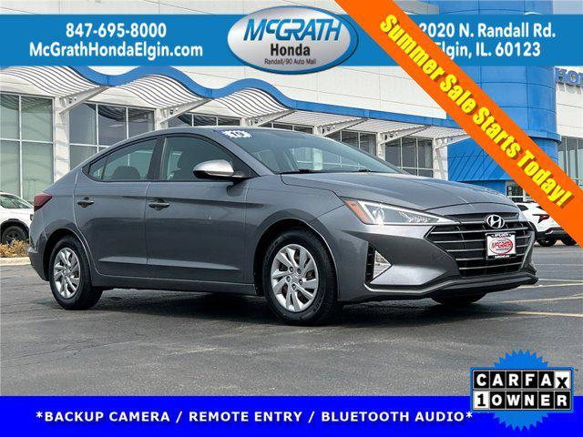 used 2019 Hyundai Elantra car, priced at $10,000