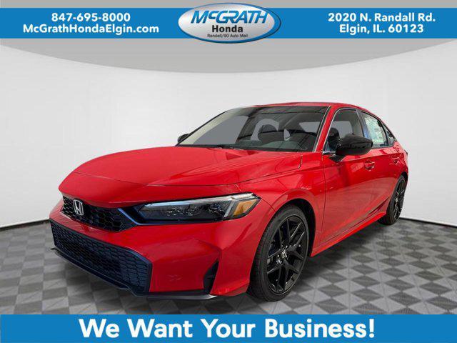 new 2025 Honda Civic car, priced at $26,595