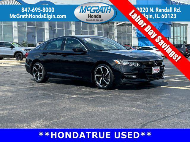 used 2018 Honda Accord car, priced at $15,895