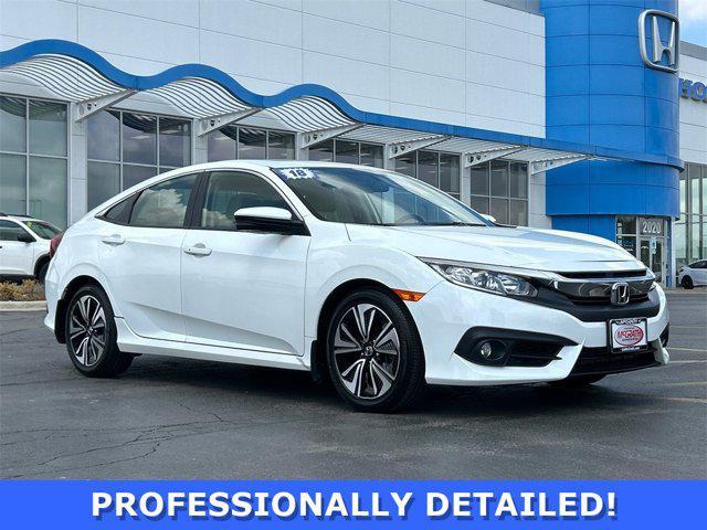 used 2018 Honda Civic car, priced at $18,695