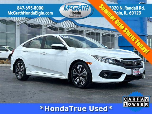 used 2018 Honda Civic car, priced at $18,495