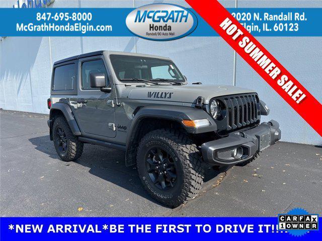used 2022 Jeep Wrangler car, priced at $31,110