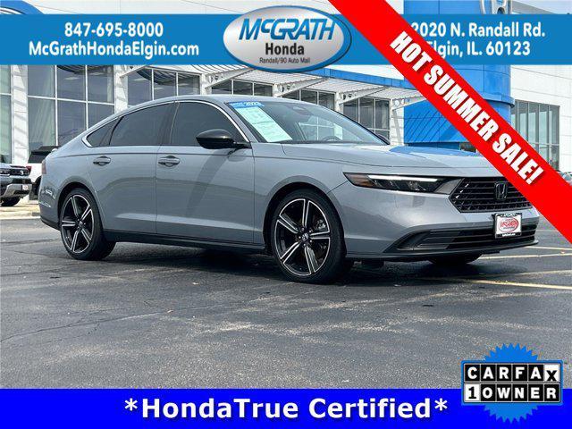 used 2023 Honda Accord Hybrid car, priced at $27,795