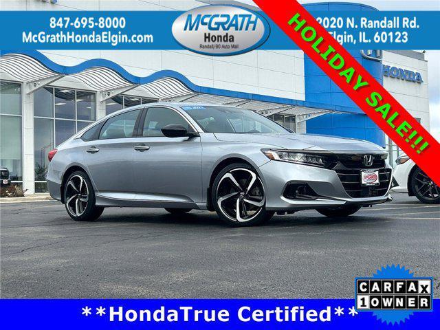 used 2021 Honda Accord car, priced at $24,295