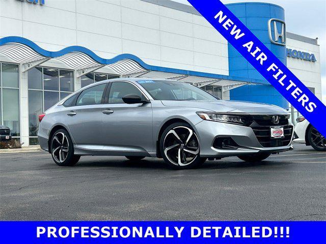 used 2021 Honda Accord car, priced at $24,295