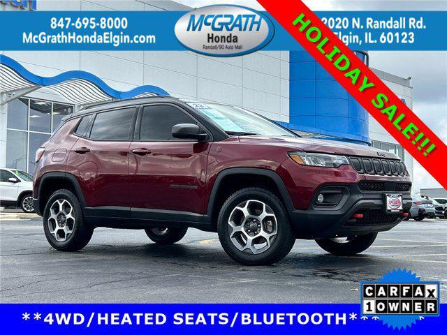 used 2022 Jeep Compass car, priced at $24,000