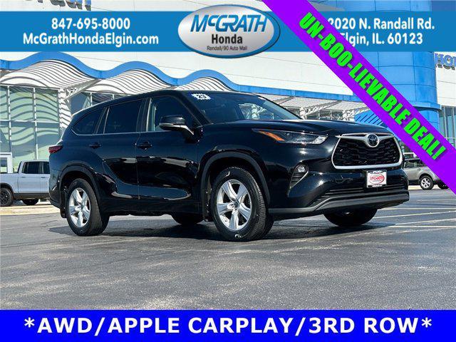 used 2023 Toyota Highlander car, priced at $29,900