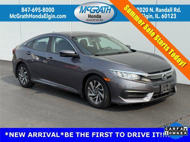 used 2017 Honda Civic car, priced at $14,595