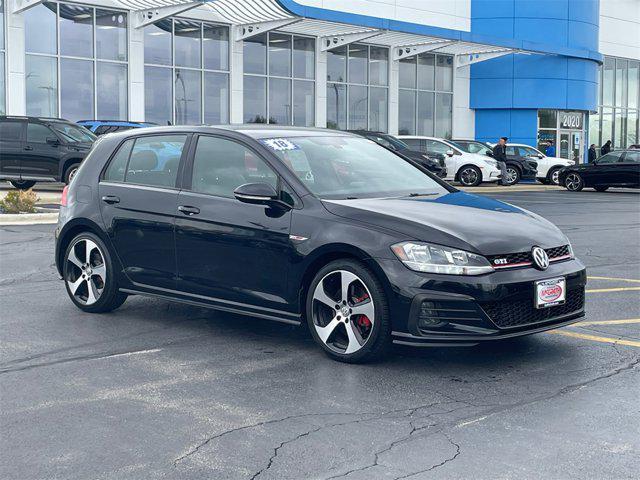 used 2018 Volkswagen Golf GTI car, priced at $19,195