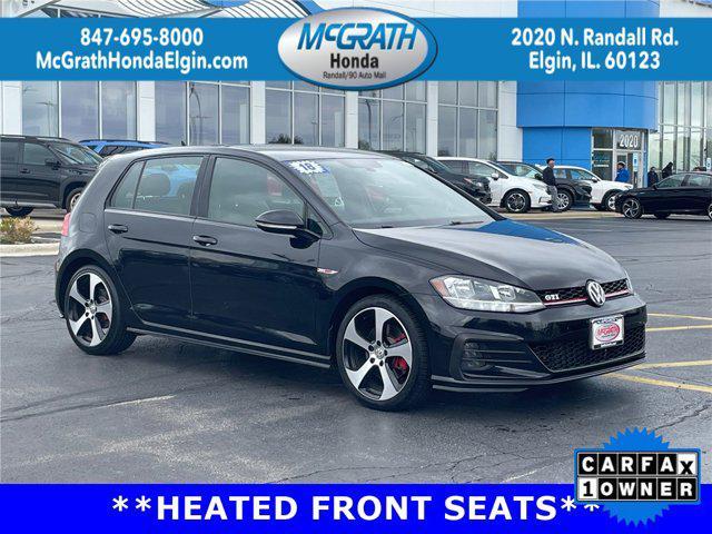 used 2018 Volkswagen Golf GTI car, priced at $18,900