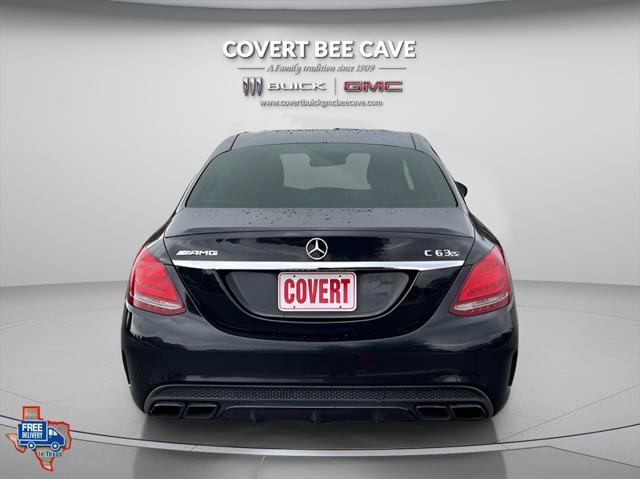 used 2018 Mercedes-Benz AMG C 63 car, priced at $36,677